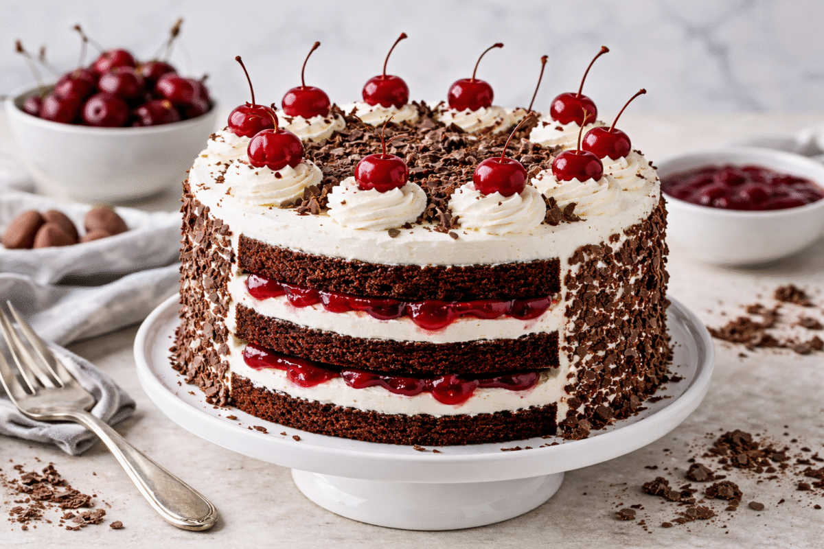 black forest cake recipe