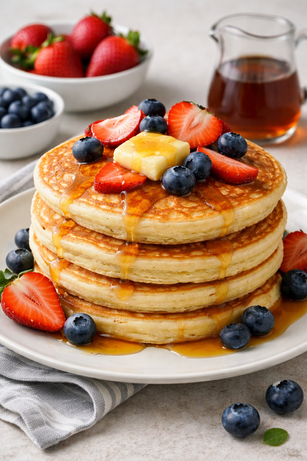 fluffy pancakes recipe