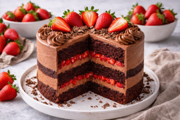 Chocolate Strawberry Cake