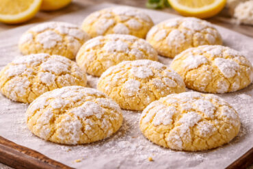 lemon crinkle cookies